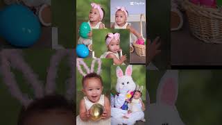 Kensly”s Easter Pics🐰 #quiandken #baby