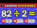 ¿Puedes resolver estas DIVISIONES básicas? ➗️ QUIZZ TEST EXÁMEN Matemáticas