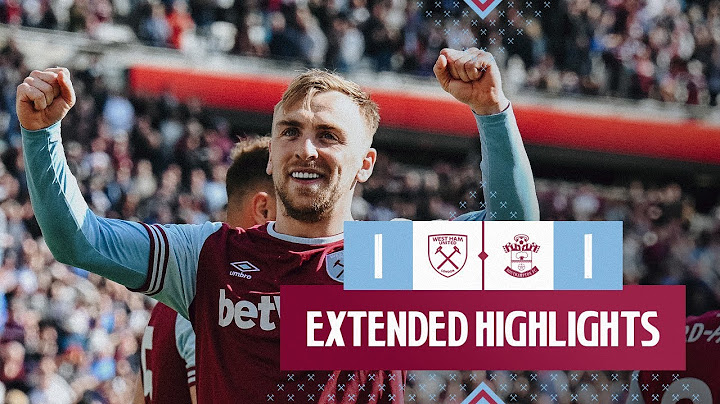 Extended Highlights | West Ham 1-1 Southampton | Premier League