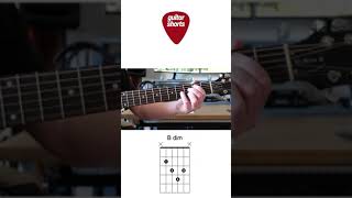 Video thumbnail of "Guitar for beginners. Bdim Chord  #shorts"