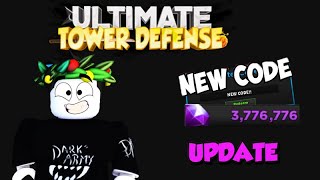 NEW CODE] TODOS OS NOVOS CÓDIGOS UPDATE ULTIMATE TOWER DEFENSE ROBLOX CODES  