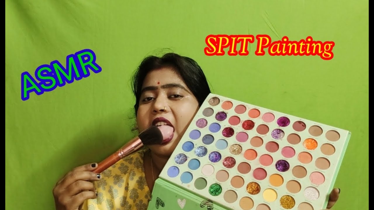 Asmr Spit Painting Doing your face