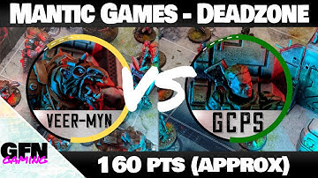 Veer-Myn VS GCPS / Mantic Games DeadZone Battle Report - Learn Along Battle Report