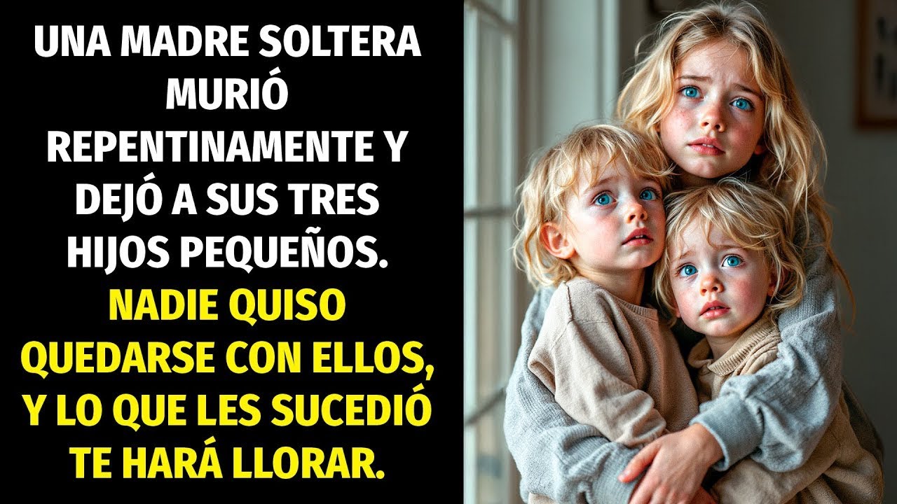 UNA MADRE MURIÓ Y DEJÓ A SUS TRES HIJOS. NADIE LOS QUISO... LO QUE PASÓ TE HARÁ LLORAR.
