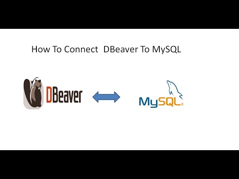 Connect DBeaver to MySQL database