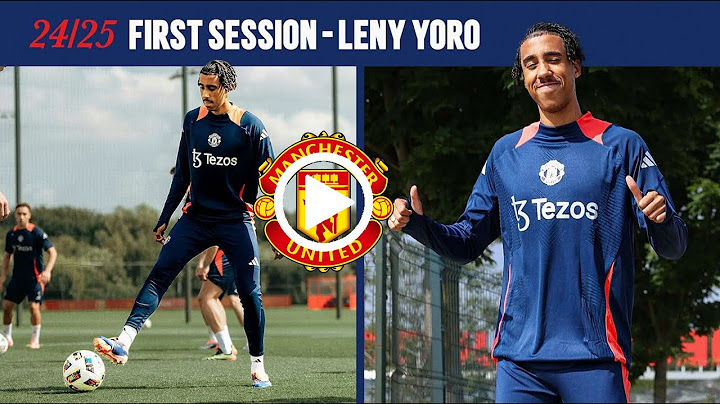 Leny Yoro s First Session 🤩   Inside Training