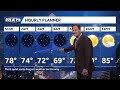 Steamy weather slowly returning