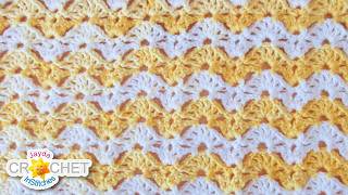 Elegant Baby Blanket using Ice Cream Big Scoop by Lion Brand Yarns