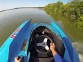 D-Class hydroplane early morning run with  gopro