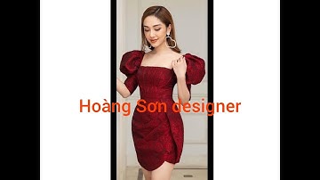 dạy cắt may cơ bản: hướng dẫn cắt váy tay phồng cúp ngực xếp ly| Hoàng sơn designer