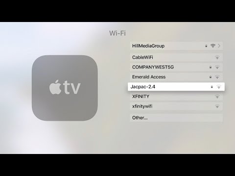 Apple TV Tips - Connecting to a WiFi Network