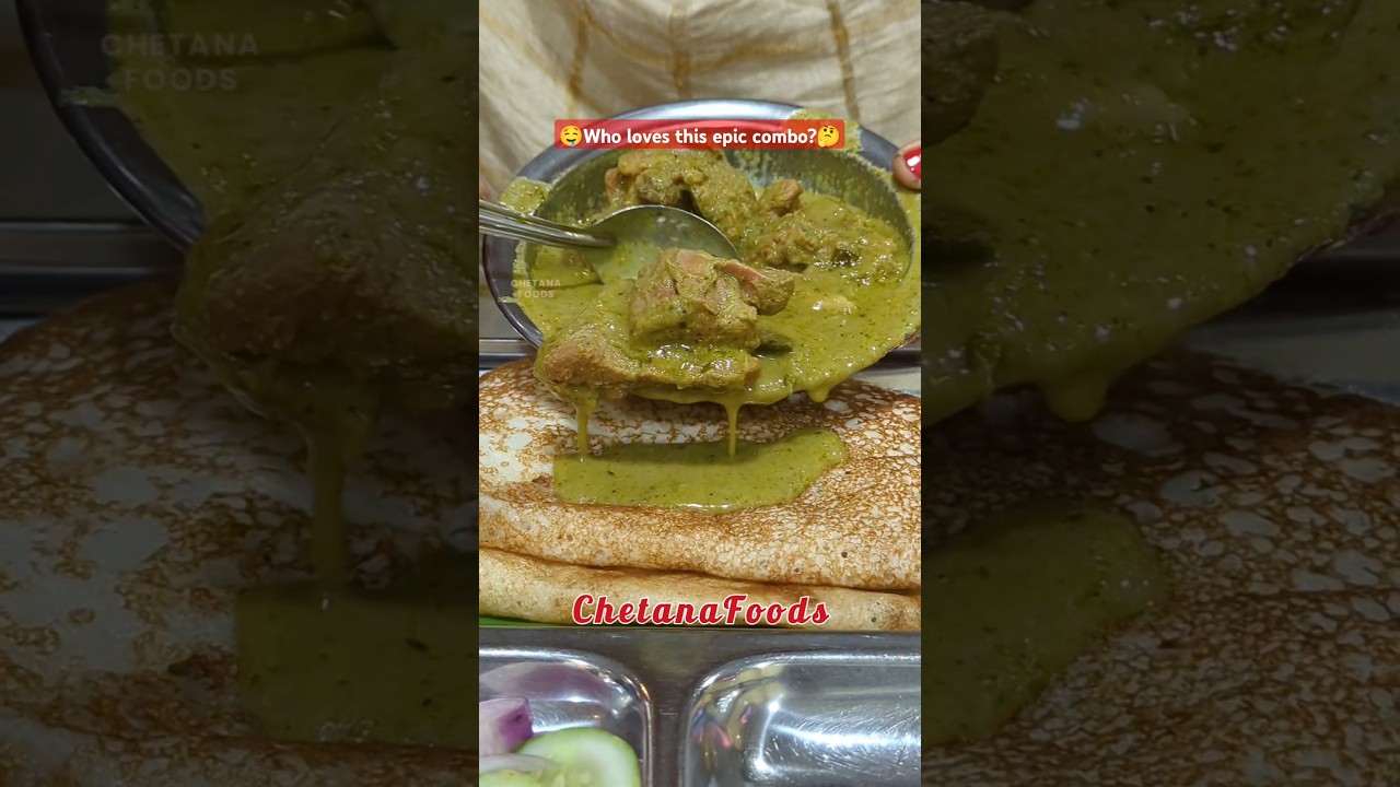 Dosa & Mutton Chops🤤 Who loves this Bengaluru Special?🤔 