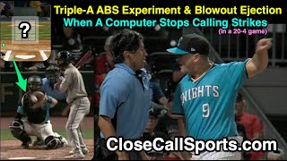 Manager Ejected as Triple-A Automated Ball/Strike Zone System Stops Calling Strikes in Blowout Game