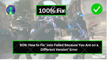 BO6: How to Fix ‘Join Failed Because You Are on a Different Version’ Error