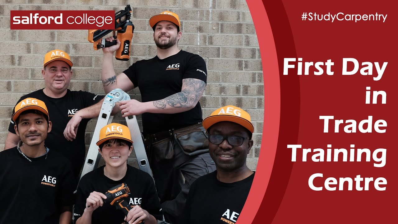 Carpentry practical class.