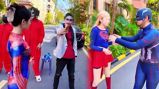 这样的小丑你们怕吗？#超人不会飞 #超人夫妇 #蜘蛛侠 #斗罗大陆