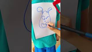 🎨CAN YOU GUESS THE DRAWING? It’s the BACK CHALLENGE! So FUN! 😍✍️ #shorts #kids