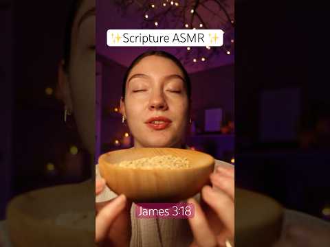 Scripture + Seeds ASMR ✨📖 #christianmeditation #christianasmr #relax