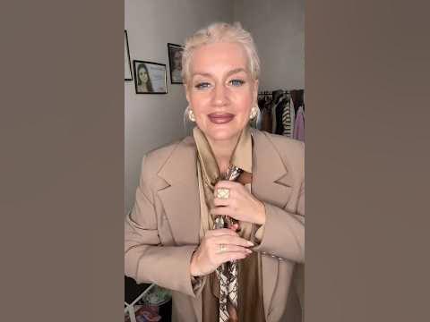 Платок- галстук дополнит образ #стиль #fashionhacks - YouTube