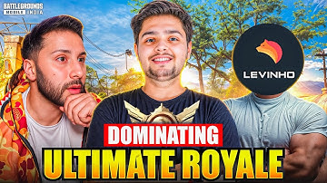 Levinho & Bixi Op 🔥 Dominating ULTIMATE ROYALE | 1v4 Clutches in Legend & Conqueror Lobby | BGMI