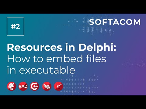 Resources in Delphi: How to embed files in executable