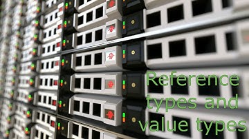 Reference types and value types in .NET (C#)
