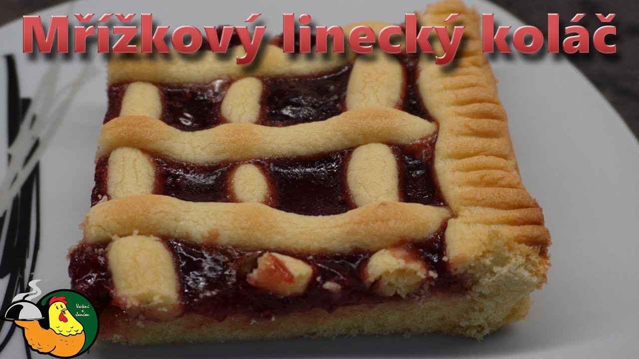 Mřížkový linecký koláč
