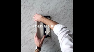 How To Fold A Napkin (Angled Pocket Style)