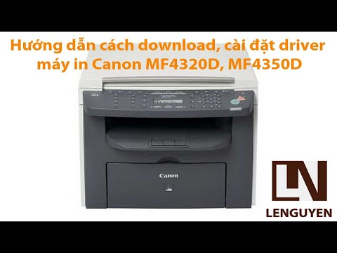 Cách download và cài đặt máy in Canon MF4320D | Foci