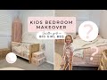 KIDS BEDROOM MAKEOVER!!/ Willow Gets a Big Girl Bed!/ Kids Bedding + Decor Haul// Steph Pase