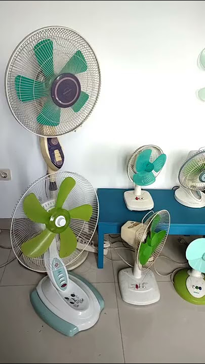 Fan - Koleksi kipas Angin baling hijau #shorts