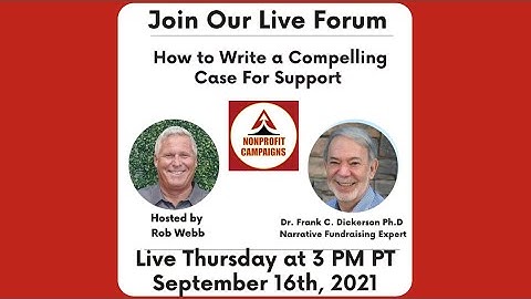 How To Write A Compelling Nonprofit Case For Support