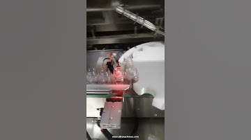 Automatic CBD gummy candy bottle can jar capping machine running video