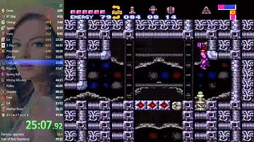 Super Metroid Project Base: 104% Speed Run in 54:47