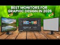 ✅Top 5 Best Monitors for Graphic Design in 2026 - Designer's Guide!