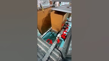 Servo box unpacking machine work...