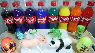 ASMR Candy: Satisfying... Mixing Coca Cola, Water Color, Candy, Gummy, Lollipop [Fun ASMR TECHS]