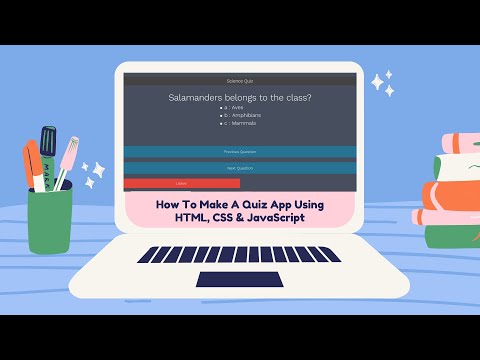 How To Make a Quiz App using HTML, CSS & JavaScript