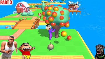 SHINCHAN Become BILLIONAIRE in FARM Land with Franklin and Chop (Part 2) | Noob vs Pro vs Hacker