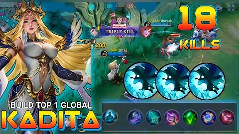 How to Play Kadita MVP Like a Pro 🌊 | Top 1 Global Build 18 Kills MLBB New Meta S38 Kadita Tutorial 