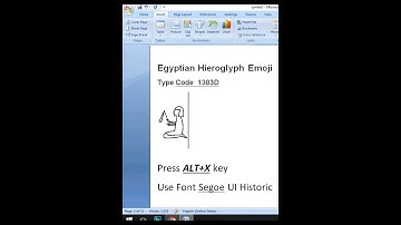 Egyptian Hieroglyph 1303d #code #msword #viral #computerthecourse #viral #trending #egyptian