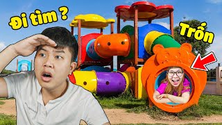 bqThanh Vlog Chơi Trốn Tìm Ngoài Công Viên, Ai Trốn Giỏi Nhất ? - Hide & Seek In Park