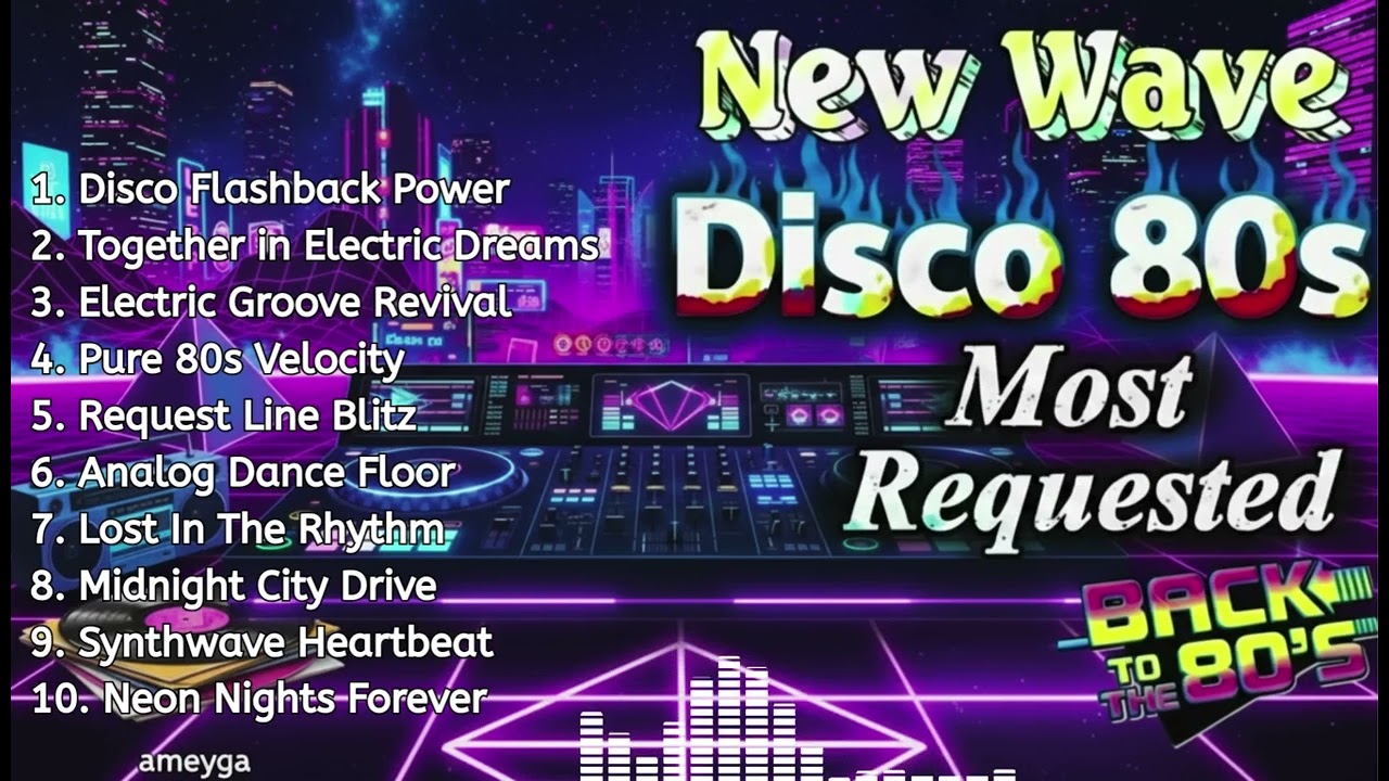 Best 80s New Wave Driving Remix | Nonstop Power Megamix for Road Trips