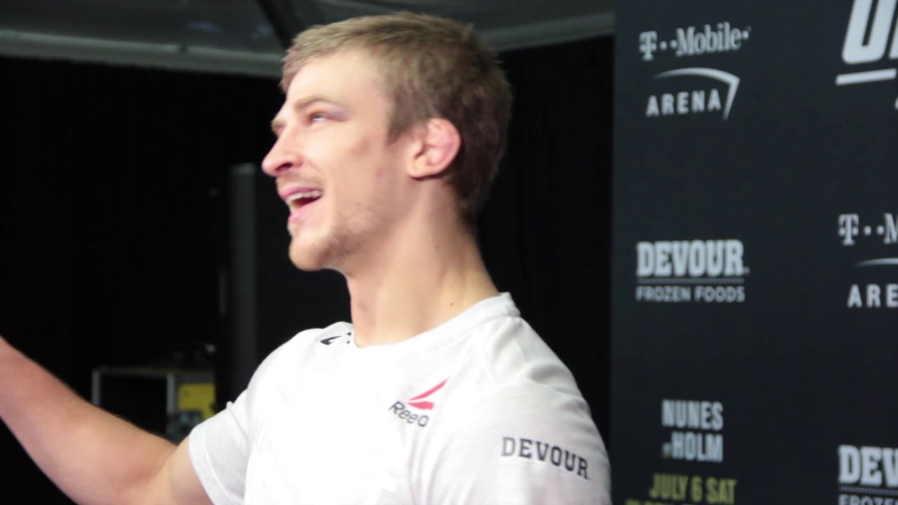Arnold Allen UFC 239 Post-Fight Scrum Video