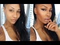 FOUNDATION, CONTOUR AND EYEBROW ROUTINE TUTORIAL - SONJDRADELUXE