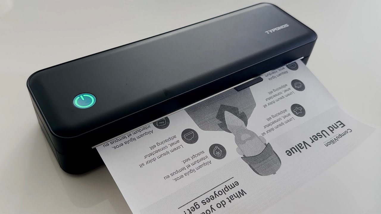 Typonos D820 Wireless Bluetooth Printer Demo