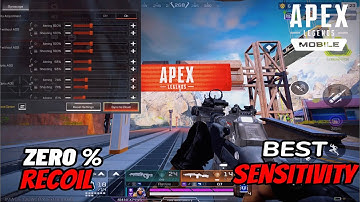 BEST PRO APEX LEGEND MOBILE SETTING! ( Sensitivity & Movement )
