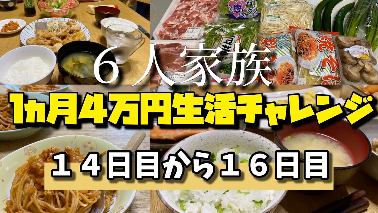節約６人家族食費４万円生活 家計管理 主婦 Youtube