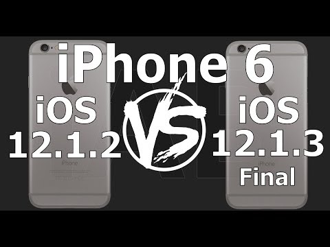 Time to test some of those older versions of iOS : iOS 12.1.3 is finally here. It took 4 Betas to go. 