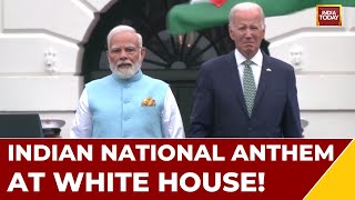 PM Modi In USA | National Anthems Of India, US Played At White House As PM Modi Reaches White House
